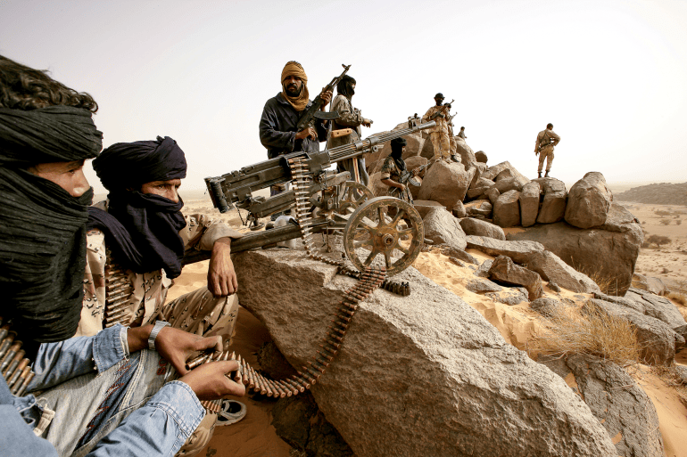 مقاتلون من الطوارق في شمالي مالي