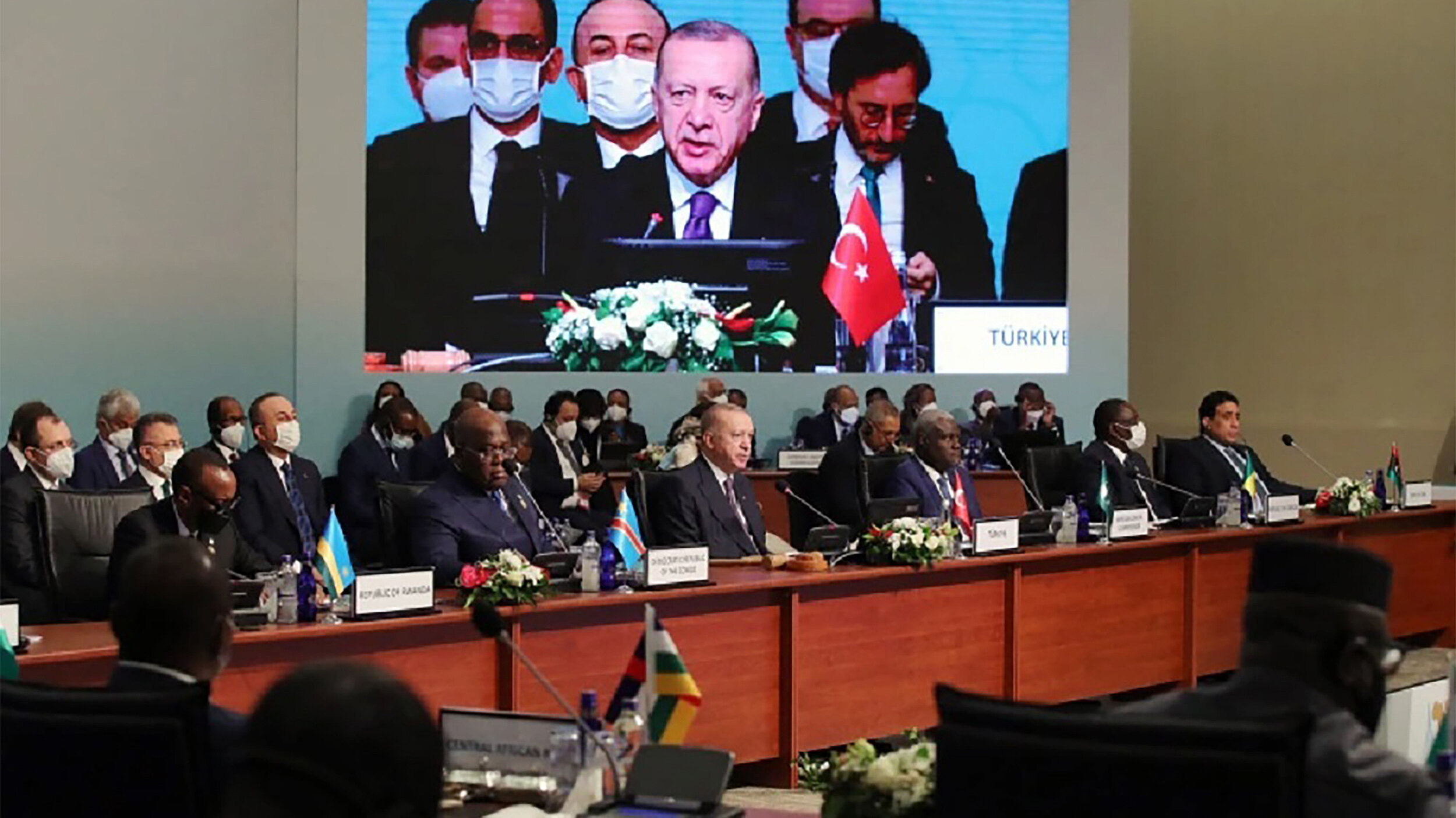 أردوغان قال إن حجم التبادل التجاري بين تركيا والقارة الإفريقية تجاوز 25.3 مليار دولار في 2020 